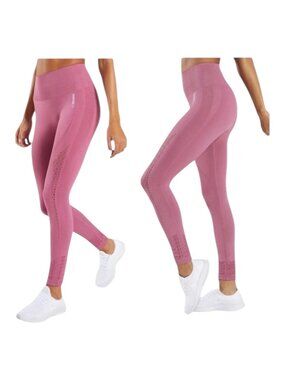 Gymshark Energy Seamless Leggings in Dusty Pink